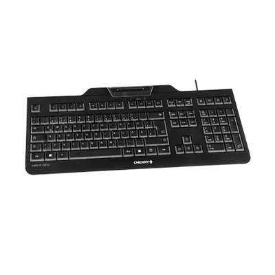 KC1000 PC Keyboard with Smart Card Reader Black